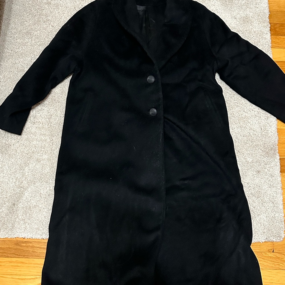 Elegant Black Long Coat